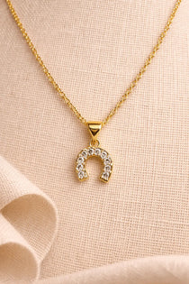 Hope Shines Horseshoe Necklace - Bridle Up Hope Shop