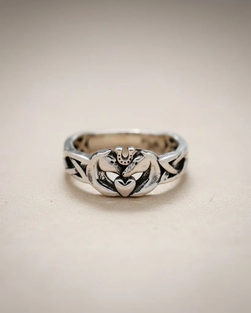 Horse Claddagh Ring - Bridle Up Hope Shop