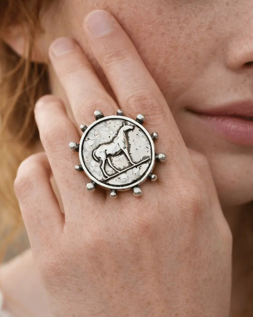 Horse Coin Cuff Ring - Bridle Up Hope Shop