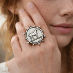 Horse Coin Cuff Ring - Bridle Up Hope Shop