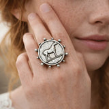 Horse Coin Cuff Ring - Bridle Up Hope Shop