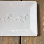 Horse Embossed Platter - Bridle Up Hope Shop