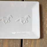Horse Embossed Platter - Bridle Up Hope Shop