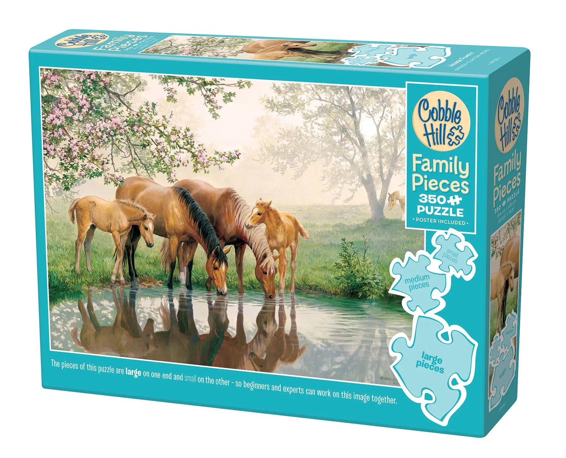 Horse Family Puzzle (350pc) - Bridle Up Hope Shop