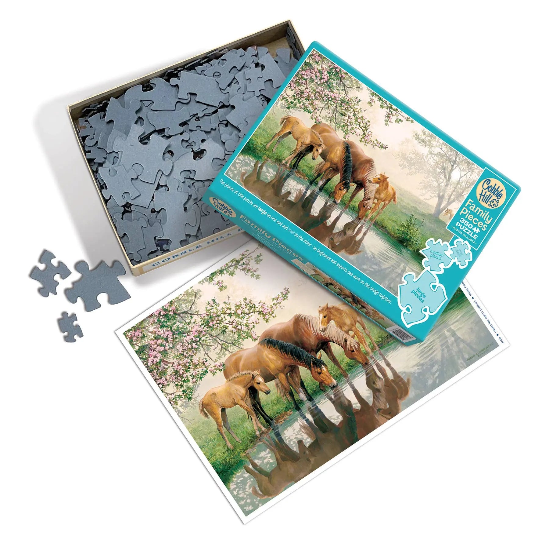 Horse Family Puzzle (350pc) - Bridle Up Hope Shop