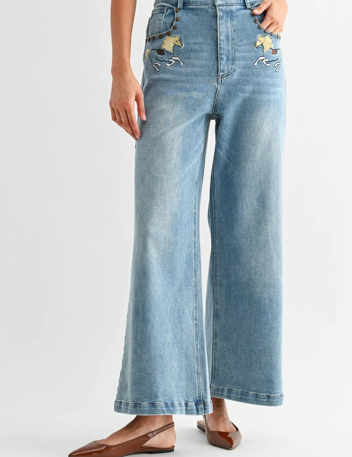 Horse High - Waisted Jeans - Bridle Up Hope Shop