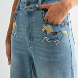 Horse High - Waisted Jeans - Bridle Up Hope Shop