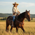 Horse & Horseshoe Button Cardigan (Cream) - Bridle Up Hope Shop