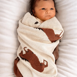 Horse Organic Knit Baby Blanket - Bridle Up Hope Shop