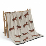 Horse Organic Knit Baby Blanket - Bridle Up Hope Shop