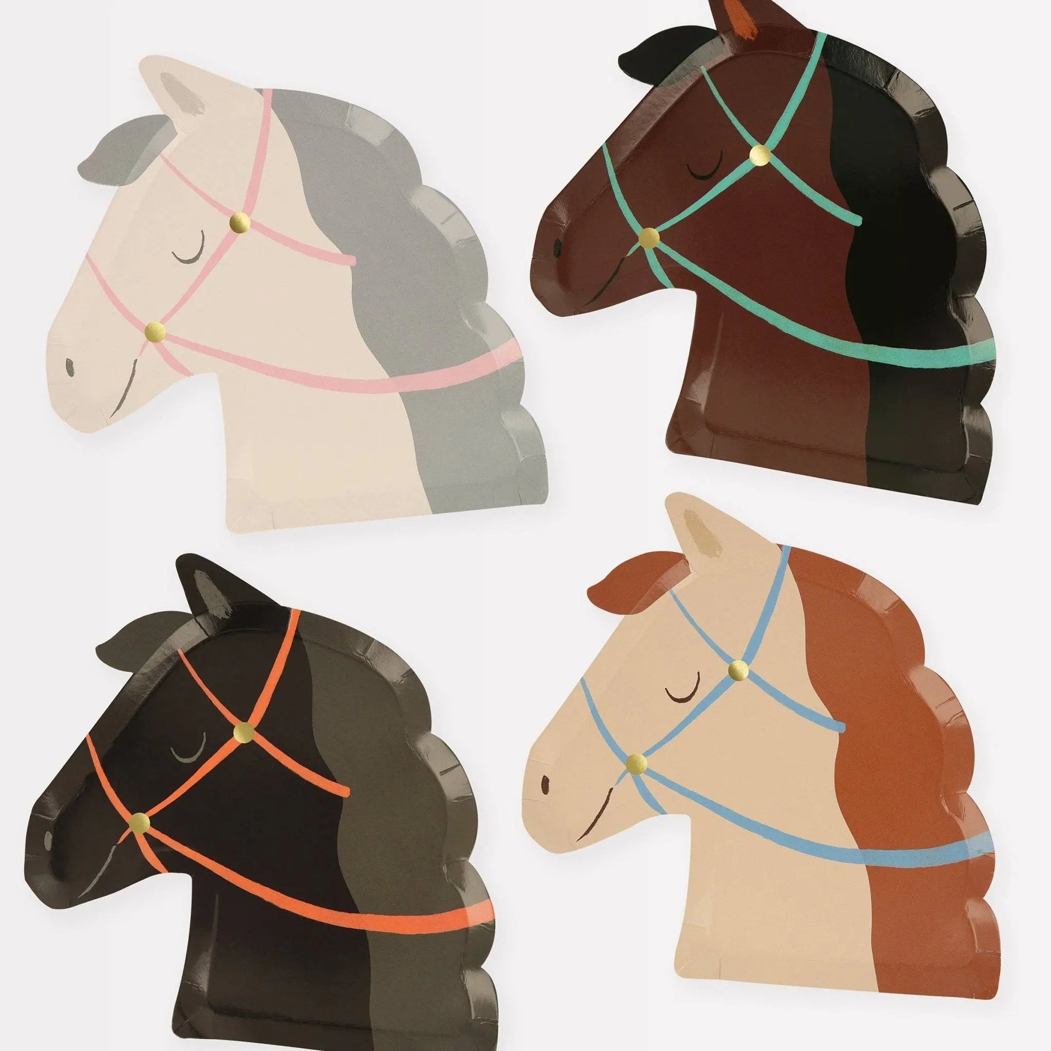 Horse Party Paper Plates - Bridle Up Hope Shop