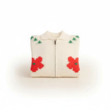 Horse & Poppy Zip Up Cardigan - Bridle Up Hope Shop