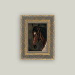 Horse Portrait Framed Antique Art - Bridle Up Hope Shop