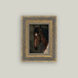 Horse Portrait Framed Antique Art - Bridle Up Hope Shop