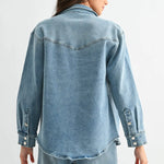 Horse Studded Denim Jacket - Bridle Up Hope Shop
