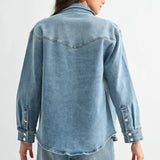 Horse Studded Denim Jacket - Bridle Up Hope Shop