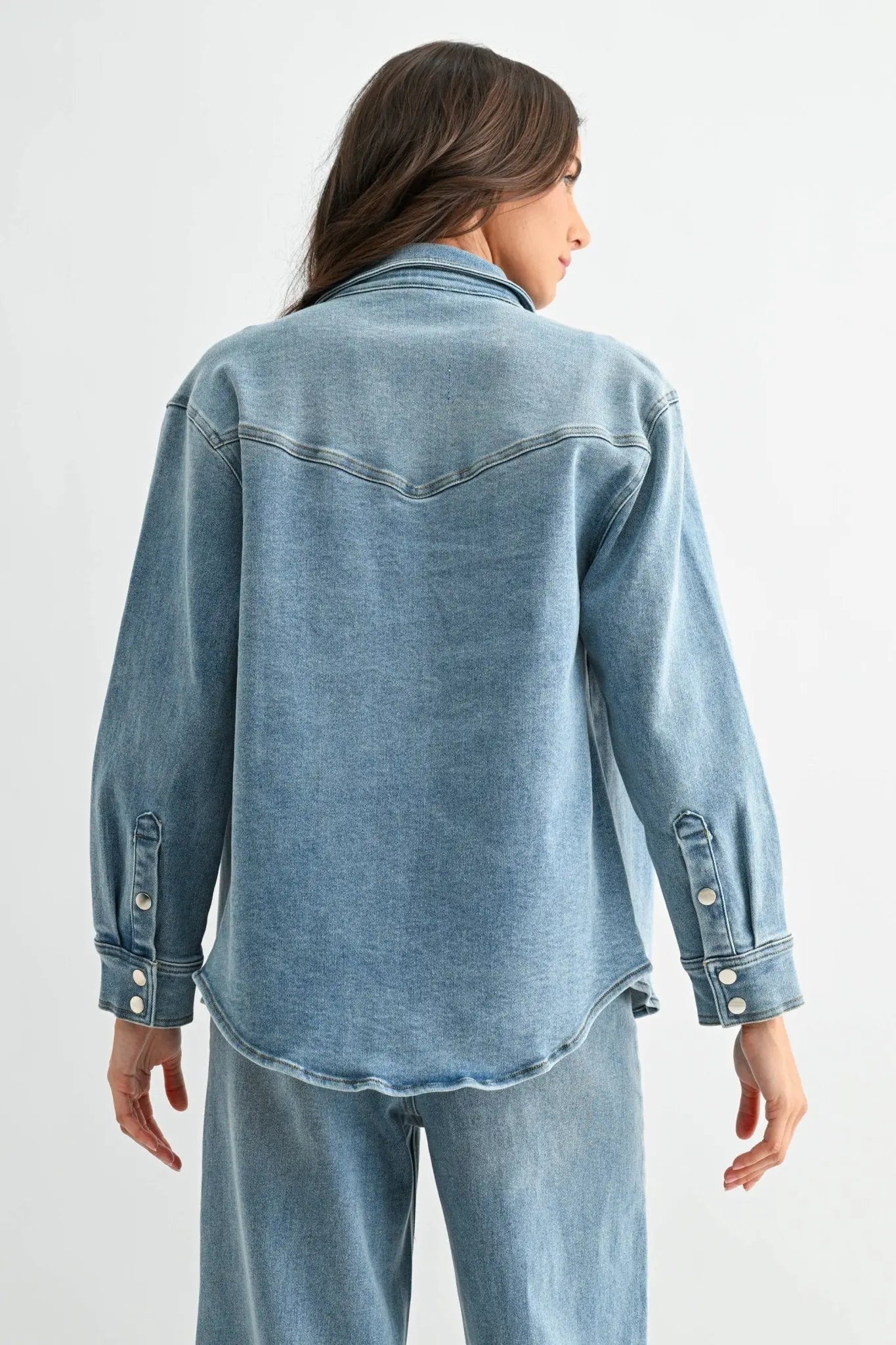 Horse Studded Denim Jacket - Bridle Up Hope Shop