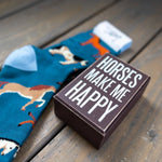 Horses Make Me Happy Gift Set - Bridle Up Hope Shop