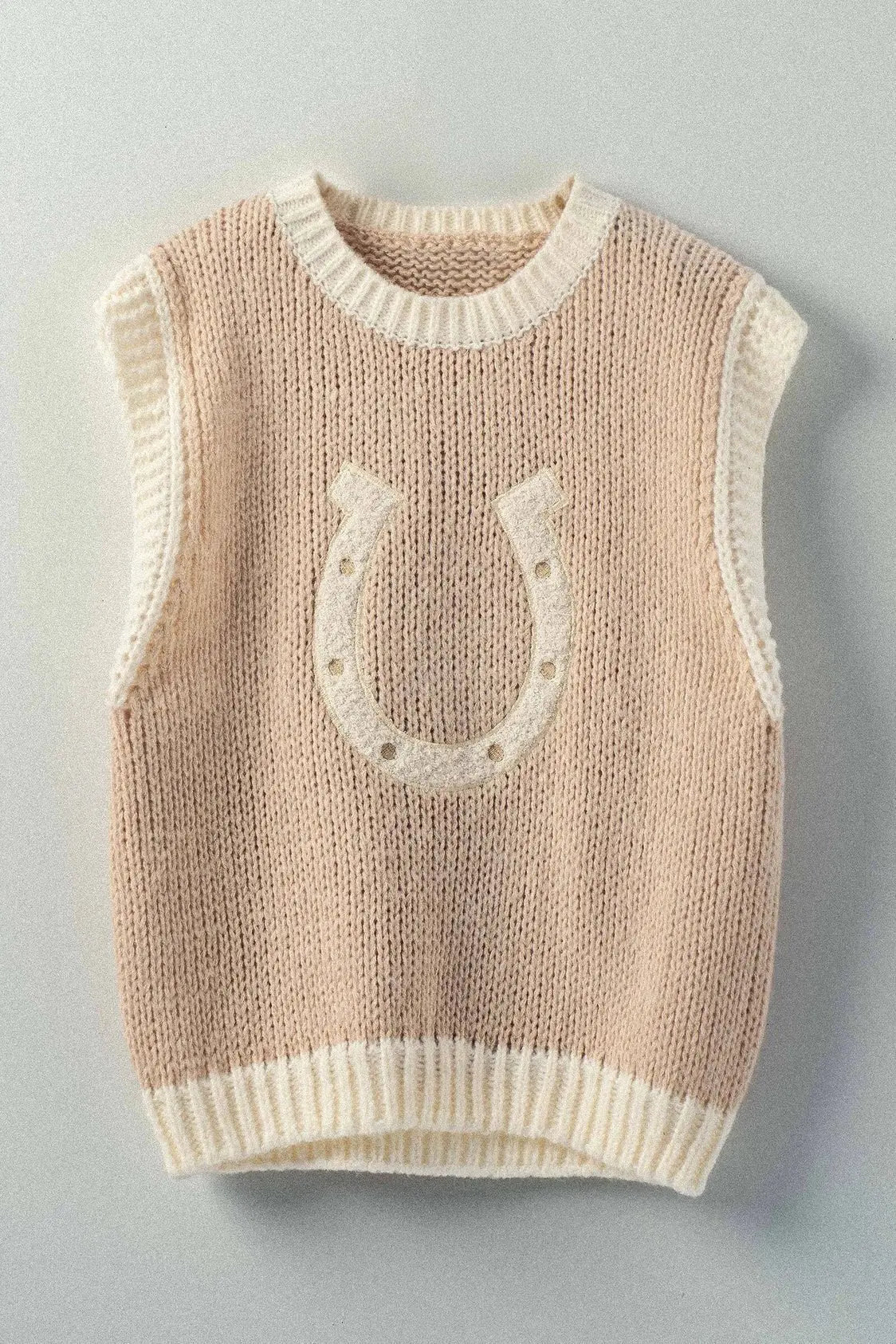 Horseshoe Sweater Vest - Bridle Up Hope Shop