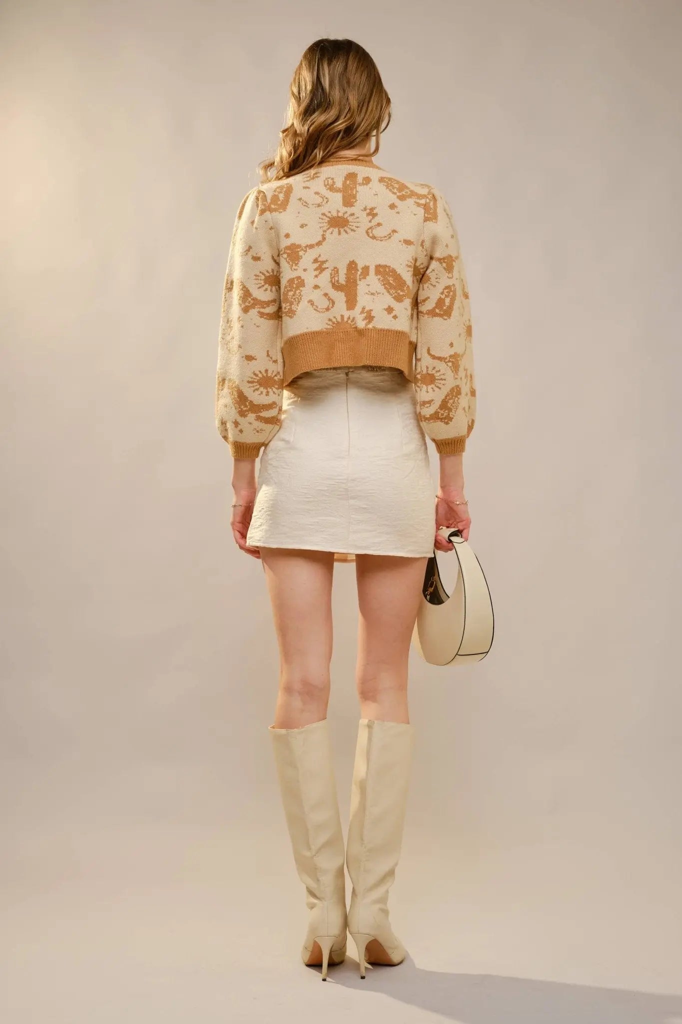 Horseshoe Tie Front Cardigan - Bridle Up Hope Shop