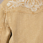 Horseshoes & Horses Embroidered Denim Jacket - Bridle Up Hope Shop