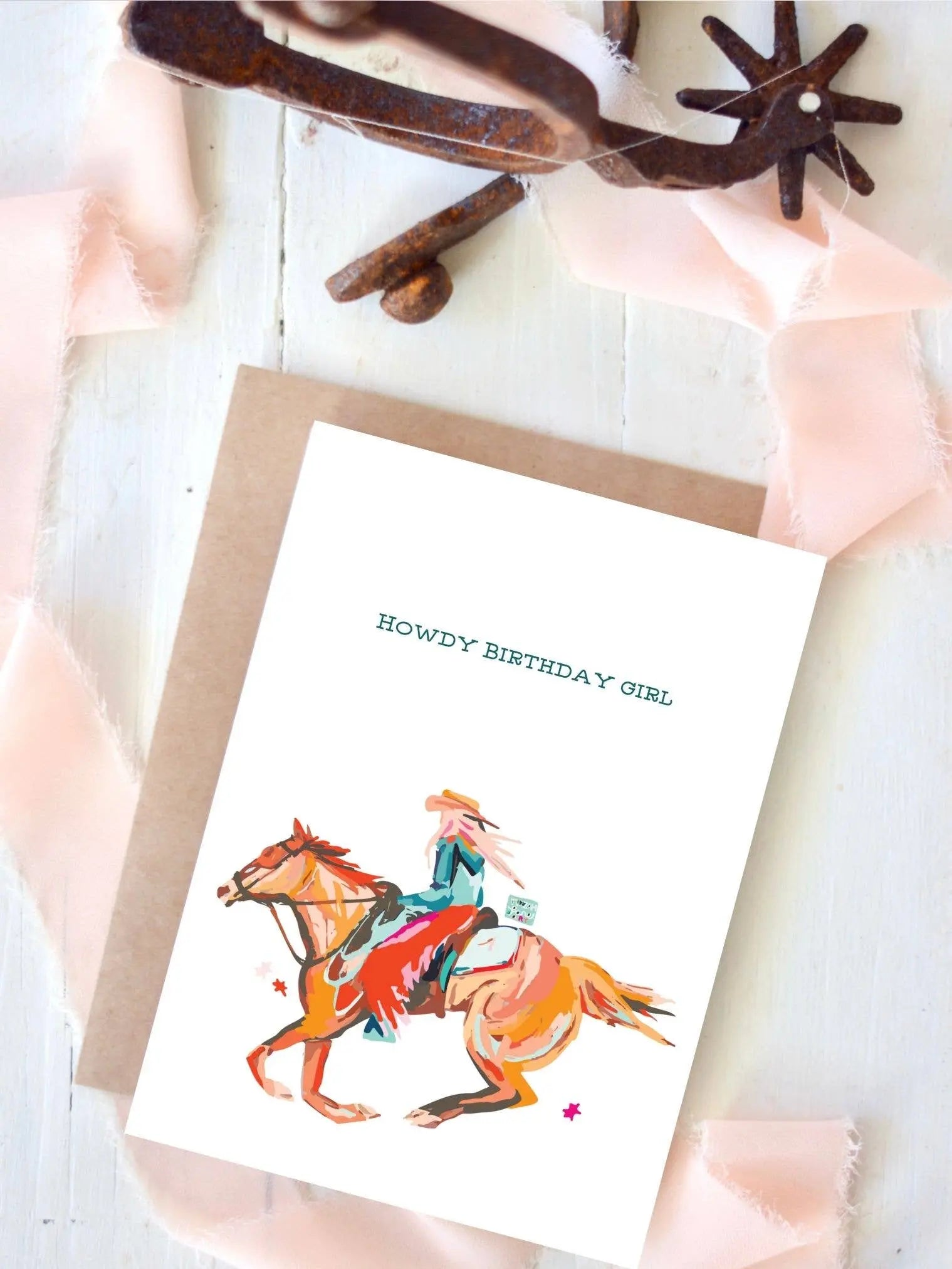 Howdy Birthday Girl Card - Bridle Up Hope Shop