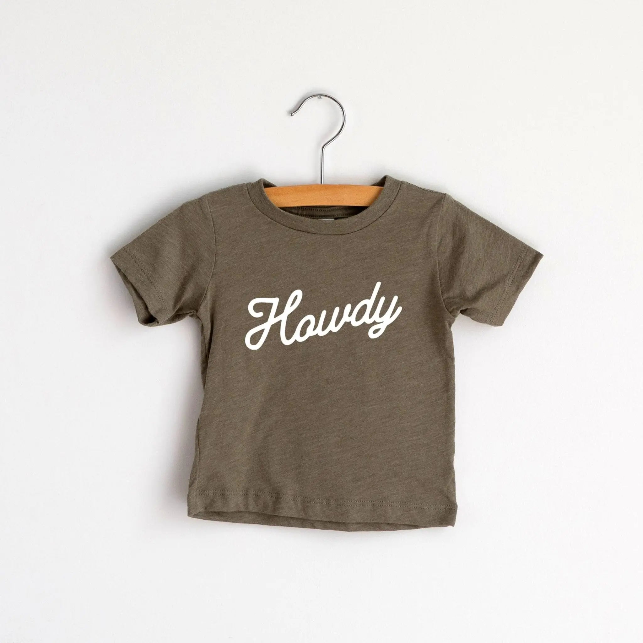 Howdy Olive Baby Tee - Bridle Up Hope Shop