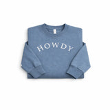 Howdy Pigment - Dyed Sweatshirt (Vintage Blue) - Bridle Up Hope Shop