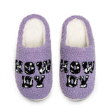 Howdy Purple Slippers - Bridle Up Hope Shop