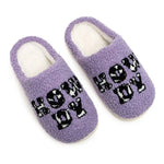 Howdy Purple Slippers - Bridle Up Hope Shop