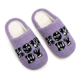 Howdy Purple Slippers - Bridle Up Hope Shop