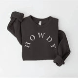 Howdy Sweatshirt (Black) - Bridle Up Hope Shop