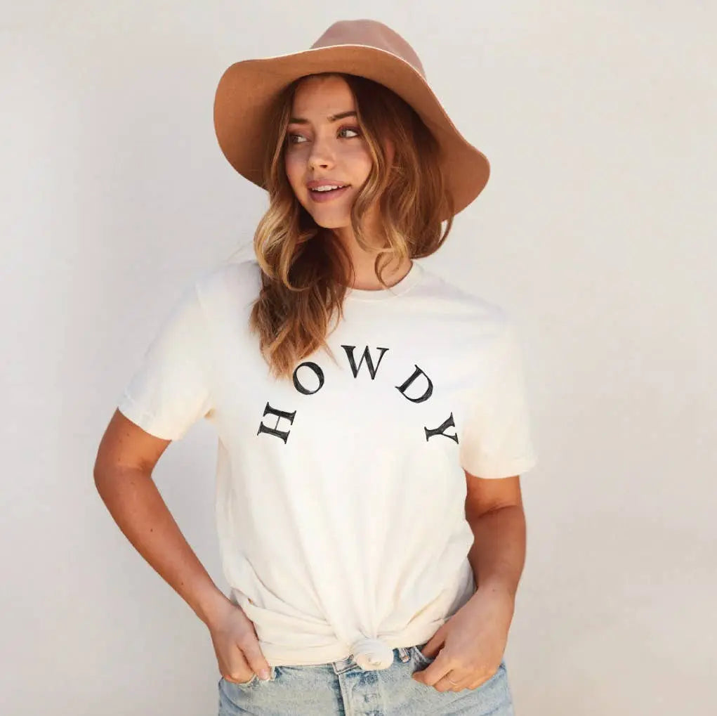Howdy T-Shirt - Bridle Up Hope Shop