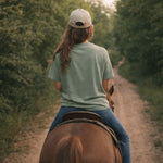 Howdy Washed T-Shirt (Sage) - Bridle Up Hope Shop