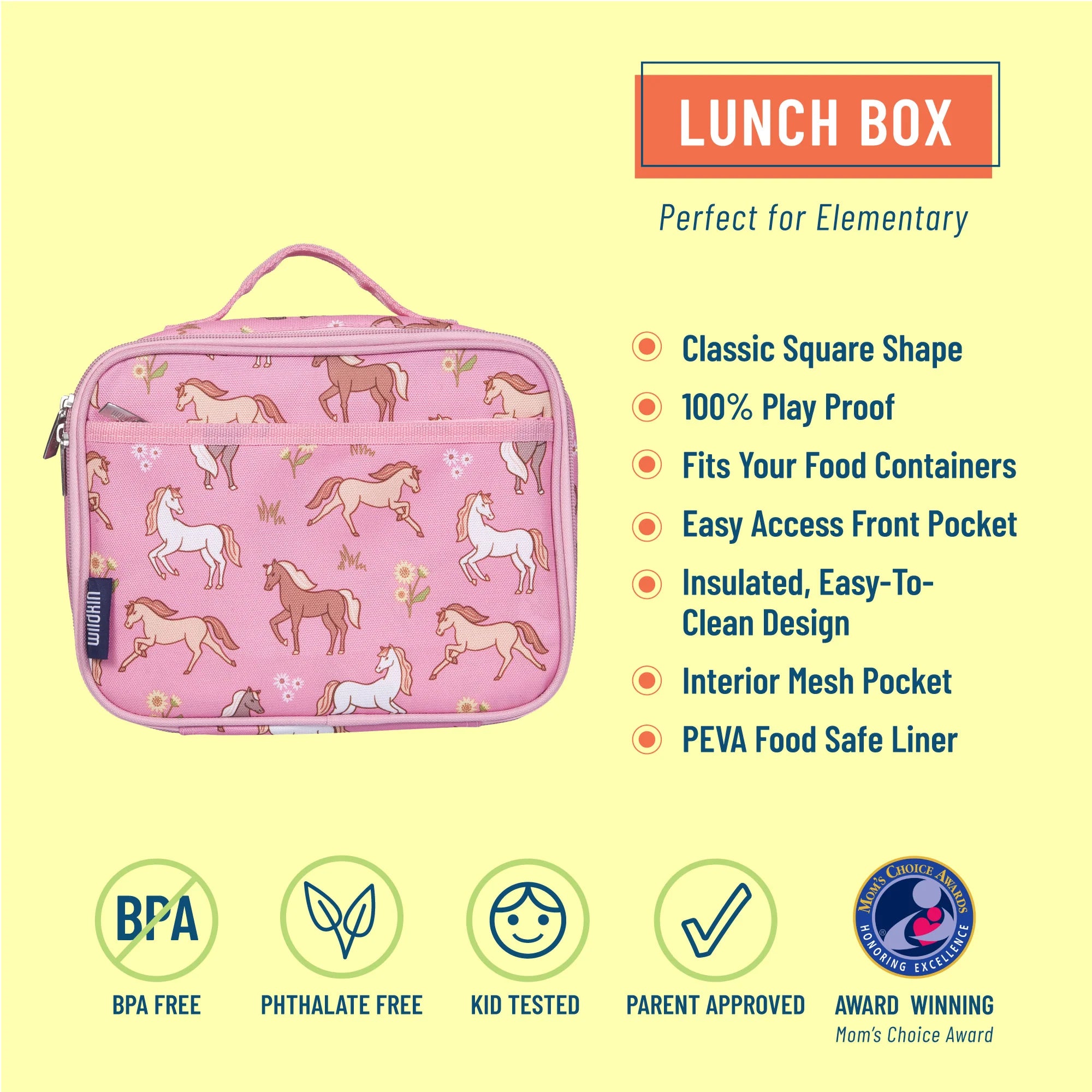 wild horses lunch box