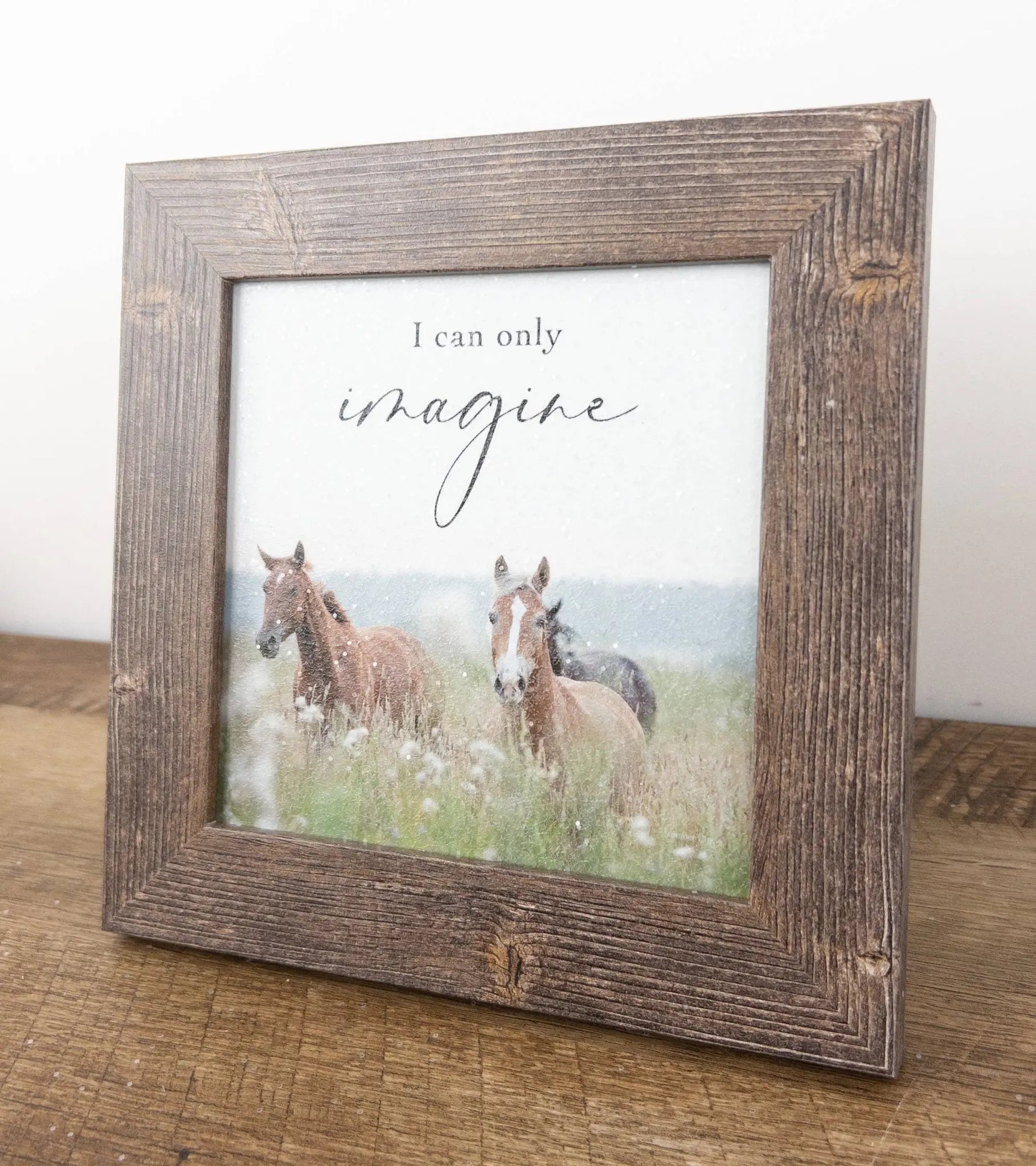 "I Can Only Imagine" Horse Art - Bridle Up Hope Shop