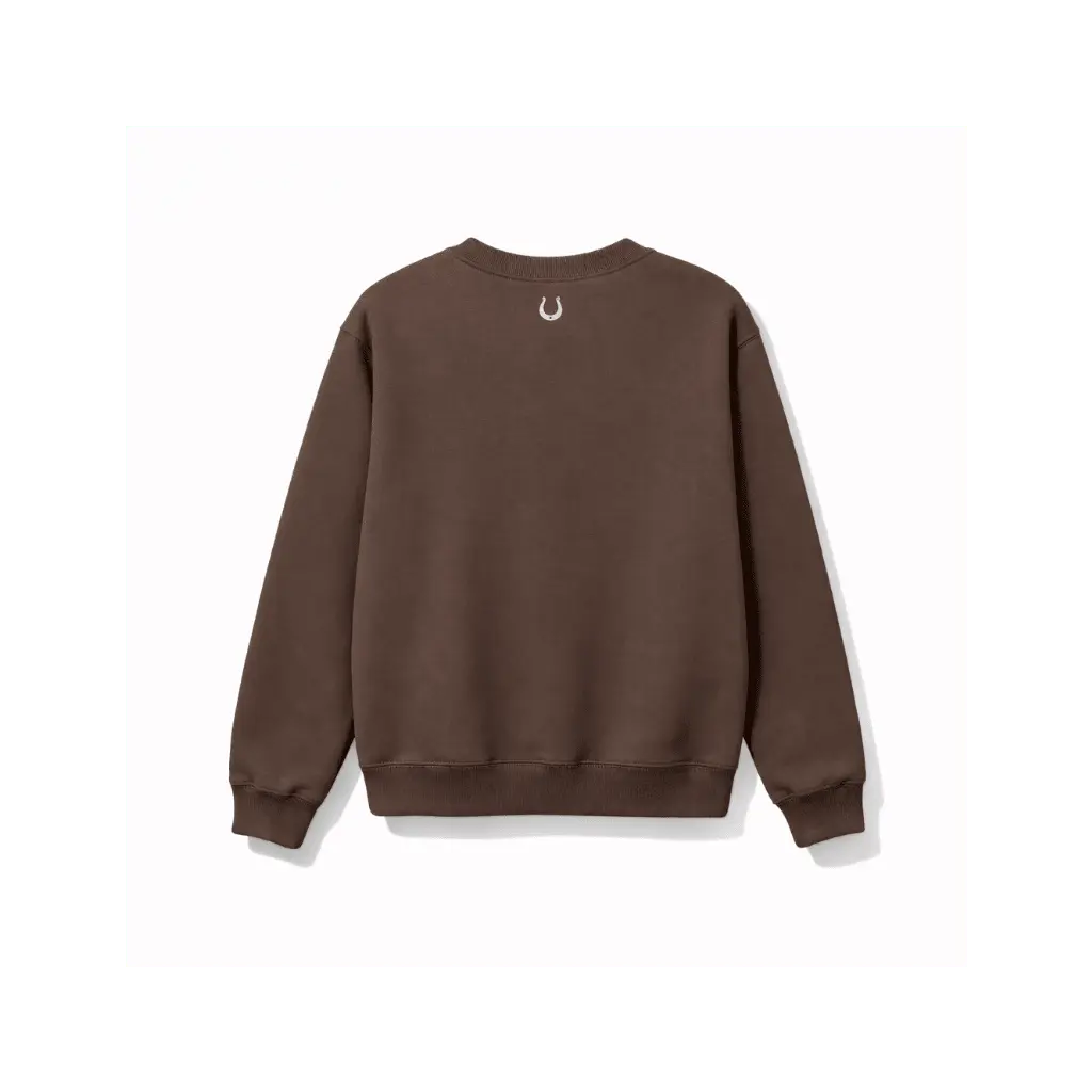I Love Horses Sweatshirt (Brown) - Bridle Up Hope Shop