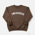 I Love Horses Sweatshirt (Brown) - Bridle Up Hope Shop