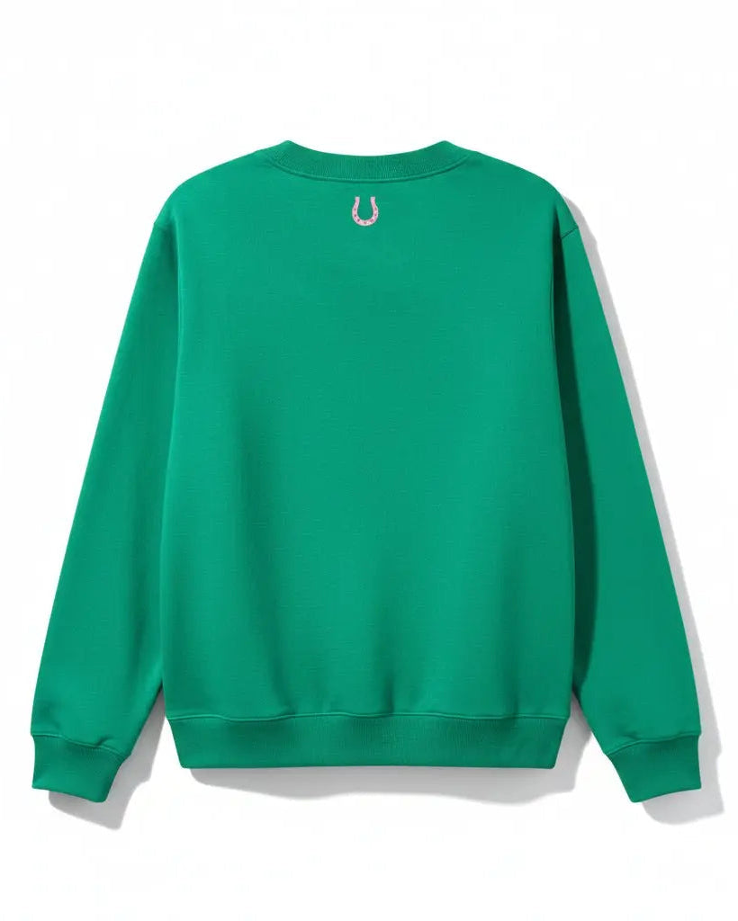 I Love Horses Sweatshirt (Green) - Bridle Up Hope Shop