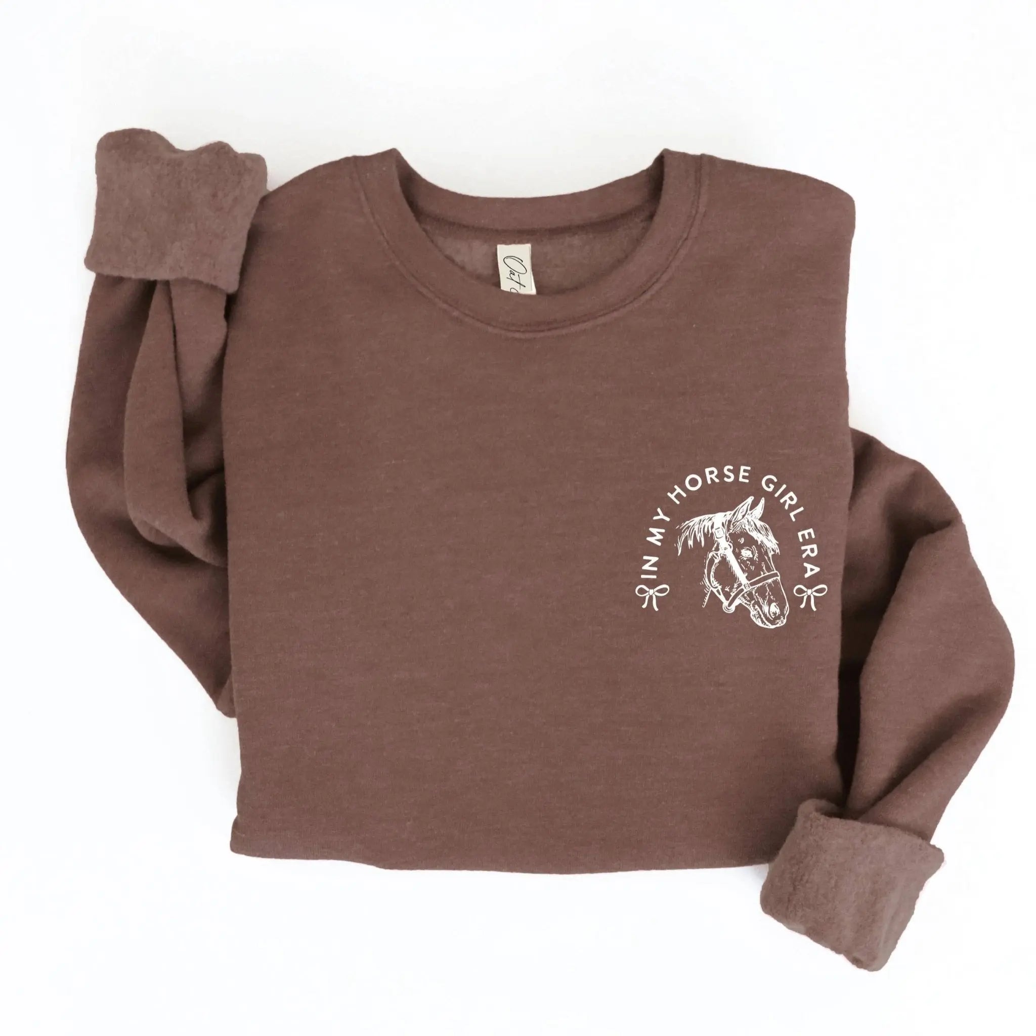 In My Horse Girl Era Graphic Sweatshirt - Bridle Up Hope Shop