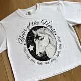 Year of the Horse Cropped Tee