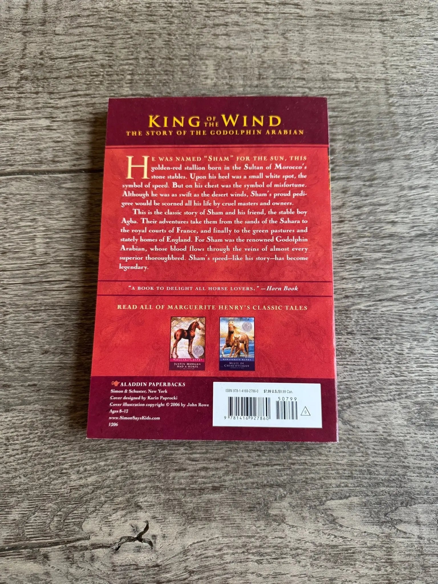King of the Wind - Bridle Up Hope Shop