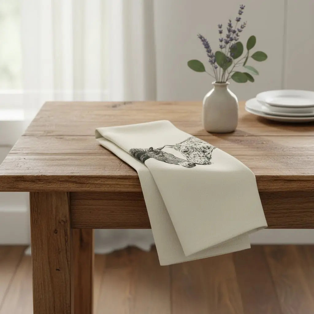 Kissing Horses Tea Towel - Bridle Up Hope Shop