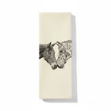 Kissing Horses Tea Towel - Bridle Up Hope Shop
