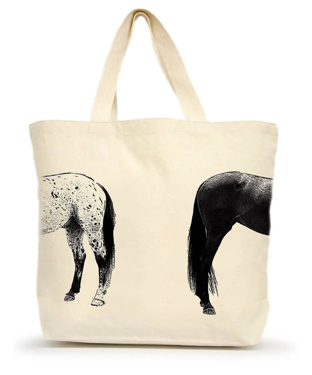Kissing Horses Tote Bag - Bridle Up Hope Shop