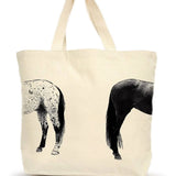 Kissing Horses Tote Bag - Bridle Up Hope Shop