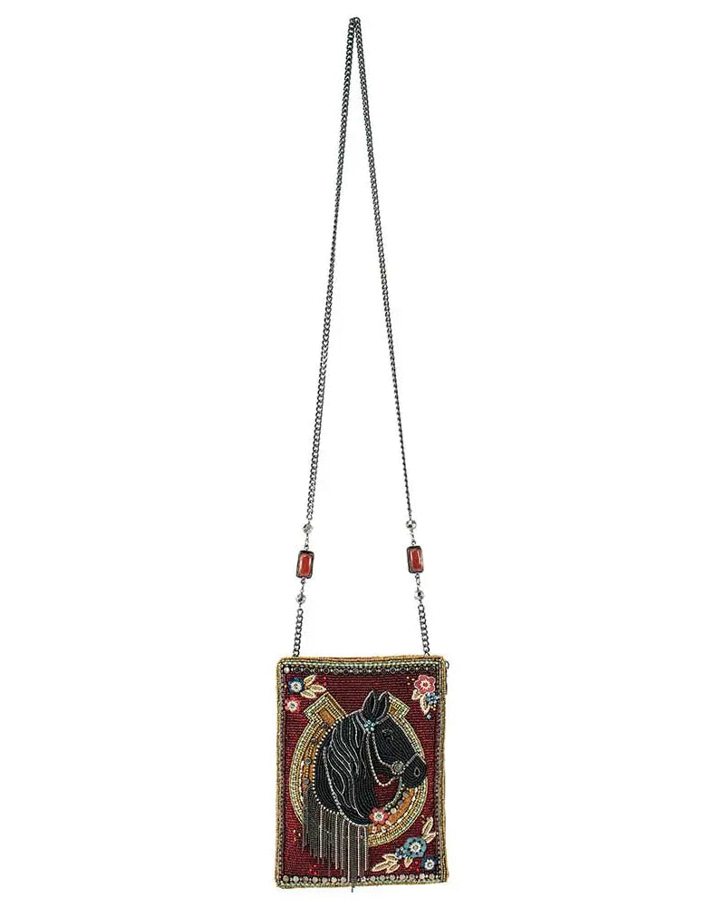 Let's Gallop Hand - Beaded Horse Handbag - Bridle Up Hope Shop