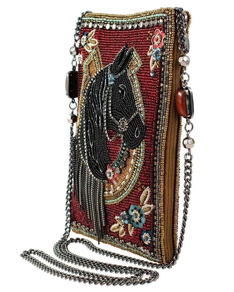 Let's Gallop Hand - Beaded Horse Handbag - Bridle Up Hope Shop