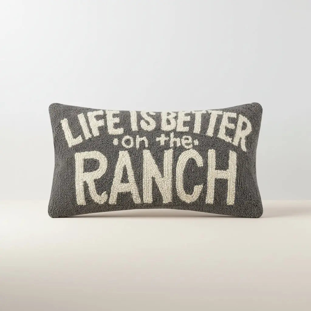 Life is Better On The Ranch Pillow - Bridle Up Hope Shop