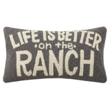 Life is Better On The Ranch Pillow - Bridle Up Hope Shop